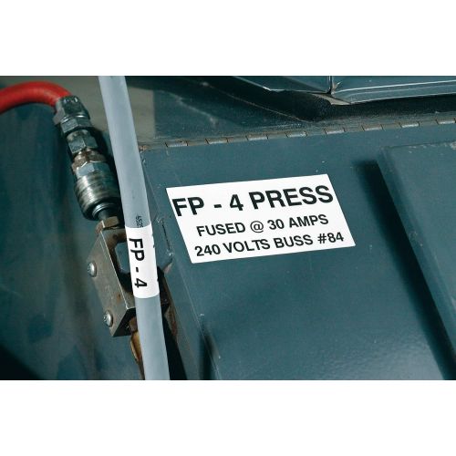  Brady PTL-42-439-YL TLS 2200 and TLS PC Link, B-439 Permanent Vinyl, Matte Finish Yellow Label