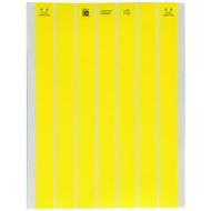 Brady LAT-7-747-10-YL 1 Width x 0.5 Height, B-747 Permanent Polyester, Matte Finish Yellow Lasertab Laser Printable Label (Pack of 10000)