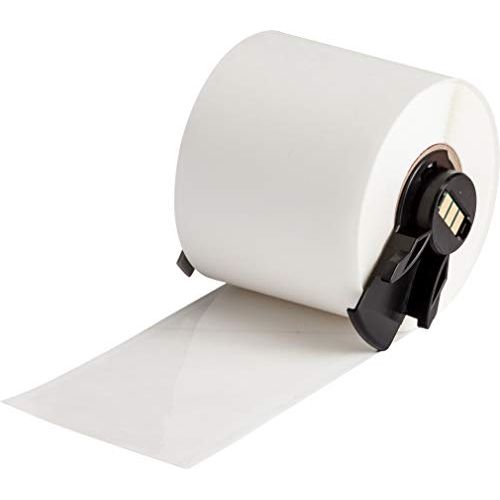  Brady PTL-43-432 Rough Surface Polyester TLS 2200TLS PC Link Labels , Clear (1 Roll, 1 Roll per Package)