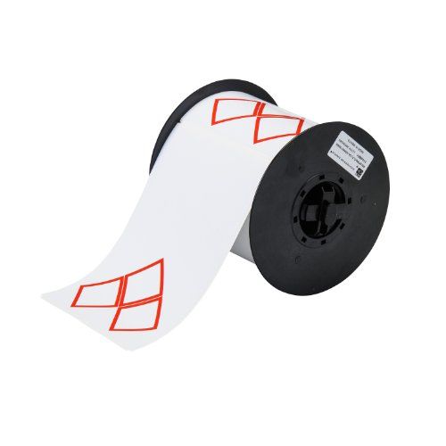  Brady B30-262-7569-CLP3A Vinyl Film, 4.000 x 6.000 BBP31 2 Color GHS Vinyl Tape - 3 Diamond (1 Roll of 200 Labels )