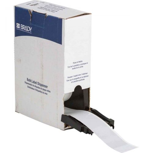  Brady BM71C-2000-584-WT Reflective Tape BMP71 Labels, White (1 Roll, 1 Roll per Package)