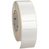Brady THT-17-423-3 2 Width x 1 Height, B-423 Permanent Polyester, Gloss Finish White Thermal Transfer Printable Label (3000 per Roll)