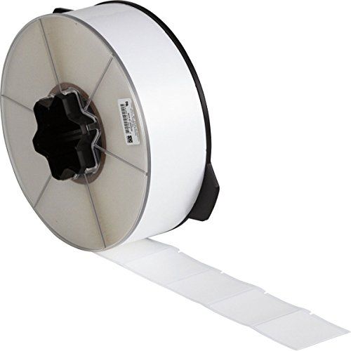  Brady WRAP-5-427 1.5 Width x 2.5 Height, B-427 Vinyl, Matte Finish White Wraptor Self-Laminating Label (2200 per Roll)