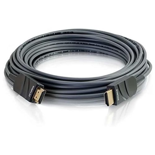  C2G 41372 High Speed HDMI Active Optical Cable (AOC) Plenum, CMP Rated, Grey (75 Feet, 22.86 Meters)