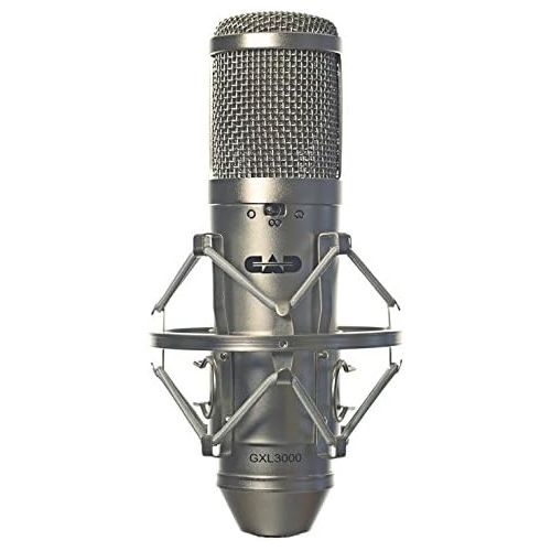  CAD GXL3000SP Studio Pack with 1 GXL3000 Multi-Pattern Condenser, 1 Small Diaphram Condensor, and 1 Pop Filter