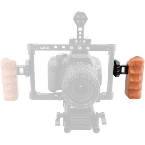  CAMVATE Wooden Handle Grip for Panasonic Camera GH Series(Left Hand)