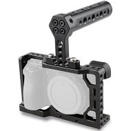 CAMVATE Camera Cage with Top Handle Grip for a6500