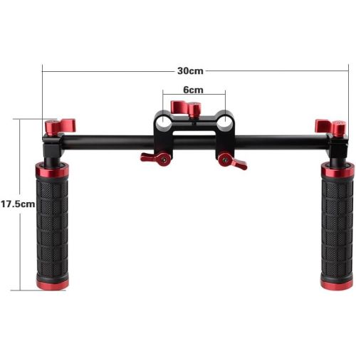  CAMVATE Camera Handle Grips Handlebar Support Kit for DSLR Camera Camcorder Shoulder Rig