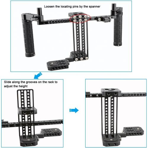  CAMVATE V Lock Plate Power Supply Splitter for Monitor Video Camera Camcorder