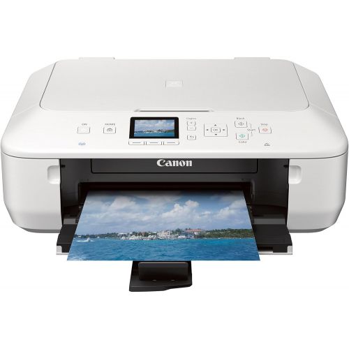 캐논 [아마존베스트]Canon PIXMA MG5520 Wireless All-In-One Color Photo Printer with Scanner, Copier and Auto Duplex Printing, White (Tablet Ready)