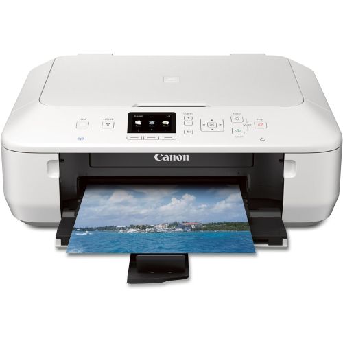 캐논 [아마존베스트]Canon PIXMA MG5520 Wireless All-In-One Color Photo Printer with Scanner, Copier and Auto Duplex Printing, White (Tablet Ready)