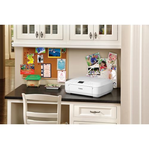 캐논 [아마존베스트]Canon PIXMA MG5520 Wireless All-In-One Color Photo Printer with Scanner, Copier and Auto Duplex Printing, White (Tablet Ready)