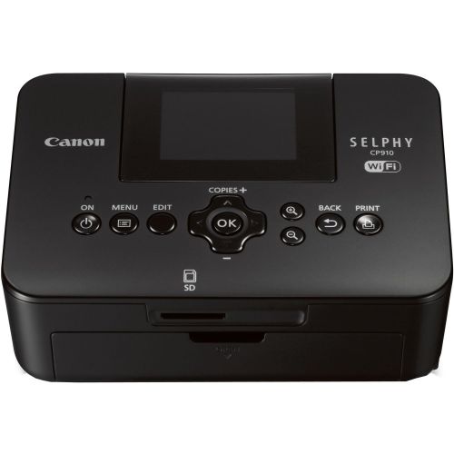 캐논 [아마존베스트]Canon SELPHY CP910 Compact Photo Color Printer, Wireless, Portable (Black) (Discontinued By Manufacturer)