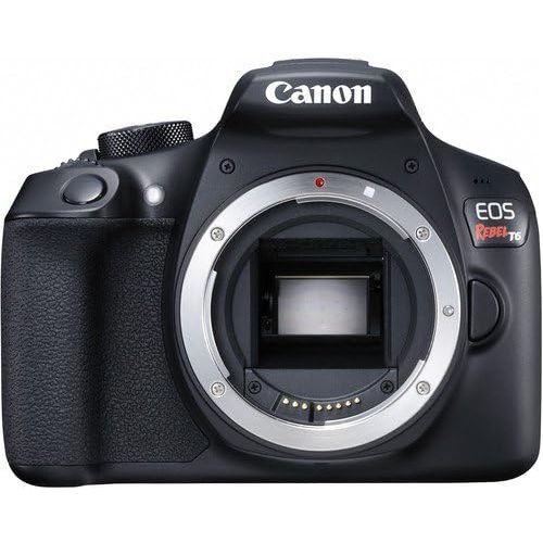 캐논 Canon EOS Rebel T6 Digital SLR Camera with Canon EF-S 18-55mm Image Stabilization II Lens, Sandisk 32GB SDHC Memory Cards, Accessory Bundle