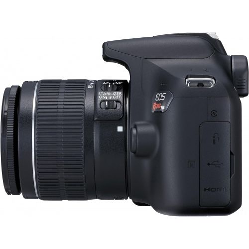 캐논 Canon EOS Rebel T6 Digital SLR Camera Kit with EF-S 18-55mm f3.5-5.6 IS II Lens (Black)