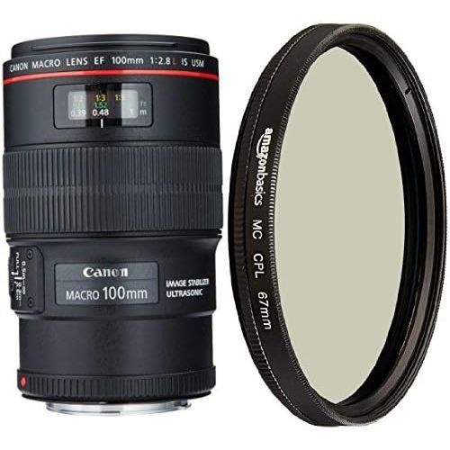 캐논 Canon EF 100mm f2.8L is USM Macro Lens with UV Protection Lens Filter