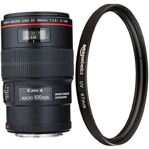 캐논 Canon EF 100mm f2.8L is USM Macro Lens with UV Protection Lens Filter