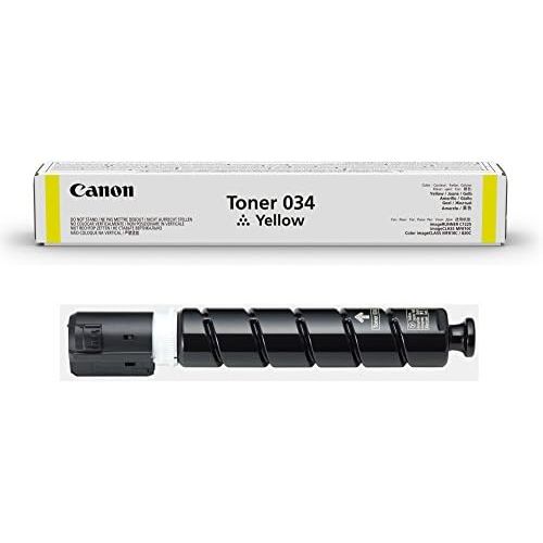 캐논 Canon Genuine Toner Cartridge 034 (9451B001) (1-Pack, Yellow), Works with Canon imageCLASS MF820Cdn and MF810Cdn