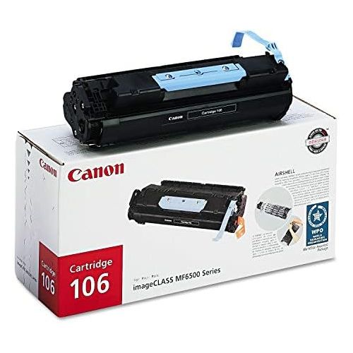 캐논 Canon CNMCARTRIDGE106 Toner Cartridge, Black, Laser, 5000 Page, 1 Each