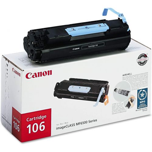 캐논 Canon CNMCARTRIDGE106 Toner Cartridge, Black, Laser, 5000 Page, 1 Each
