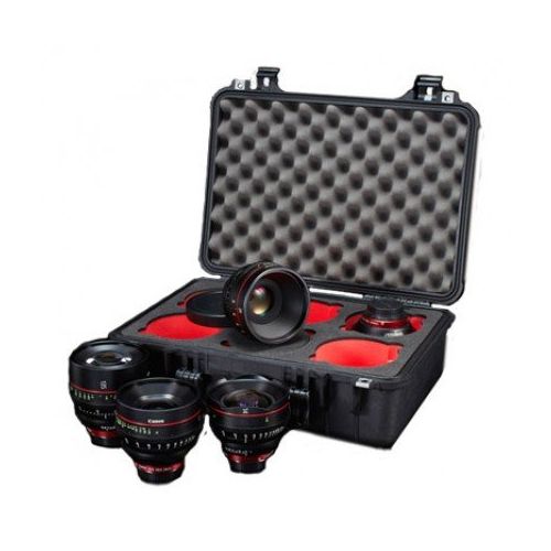  6Ave Canon Case for Cine Prime Lenses 6 Cut-Outs