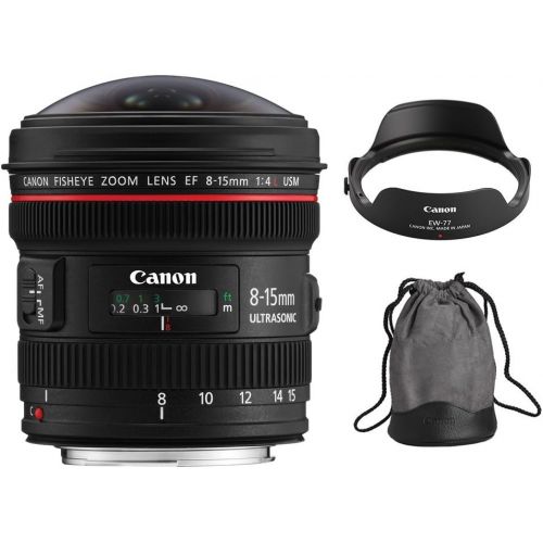 캐논 Canon EF 8-15mm f4L Fisheye USM Ultra-Wide Zoom Lens for Canon EOS SLR Cameras International Version (No warranty)