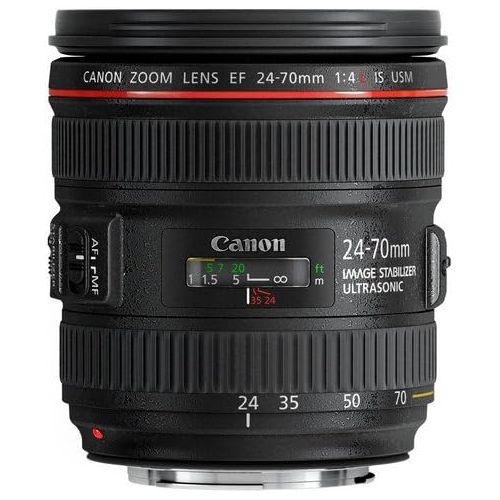 캐논 Canon EF 24-70mm f4L is USM Lens Bundle with Manufacturer Accessories & Premium Kit for EOS 7D Mark II, 7D, 80D, EOS 5D Mark III, 5D Mark IV, 6D Mark II, 5DS, 5DS R Mark II DSLR C