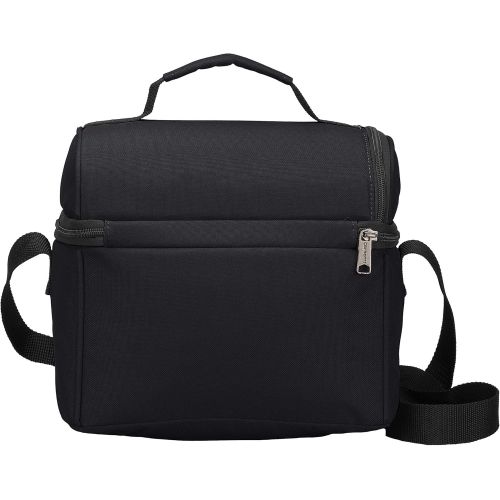  [아마존베스트]Carhartt Deluxe Dual Compartment Insulated Lunch Cooler Bag, Black