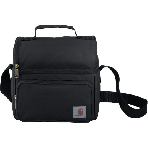  [아마존베스트]Carhartt Deluxe Dual Compartment Insulated Lunch Cooler Bag, Black