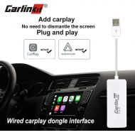 [아마존베스트]Carlinkit USB Carplay Dongle,Android Auto, Mirroring, Mini Smartphone Link Receiver Adapter Auto Navigation Multimedia Player for Android Head Unit