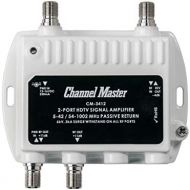 [아마존베스트]Channel Master CM 3412 2-Port Ultra Mini Distribution Amplifier for cable and antenna signals (CM3412)