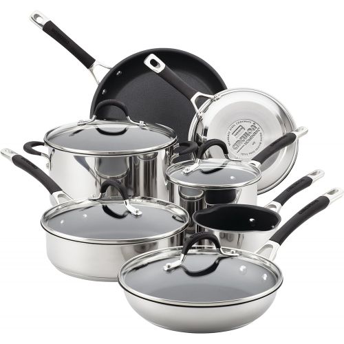  Circulon Momentum Stainless Steel Nonstick 11-Piece Cookware Set