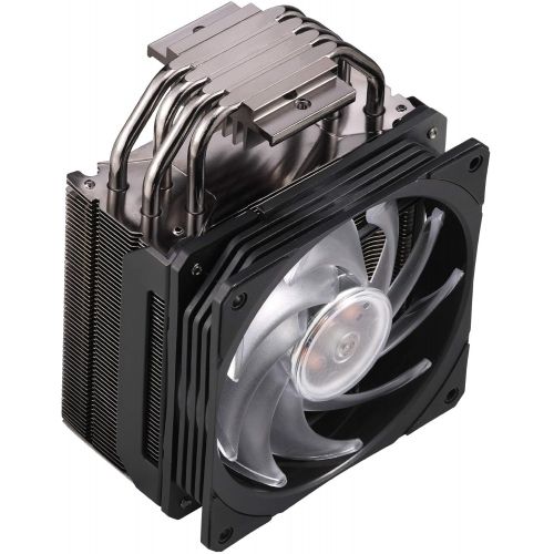  [아마존베스트]Cooler Master RR-212S-20PC-R1 Hyper 212 RGB Black Edition CPU Air Cooler 4 Direct Contact Heat pipes 120mm RGB Fan