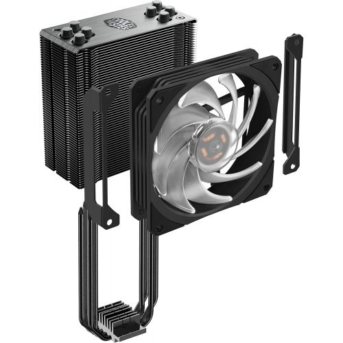  [아마존베스트]Cooler Master RR-212S-20PC-R1 Hyper 212 RGB Black Edition CPU Air Cooler 4 Direct Contact Heat pipes 120mm RGB Fan