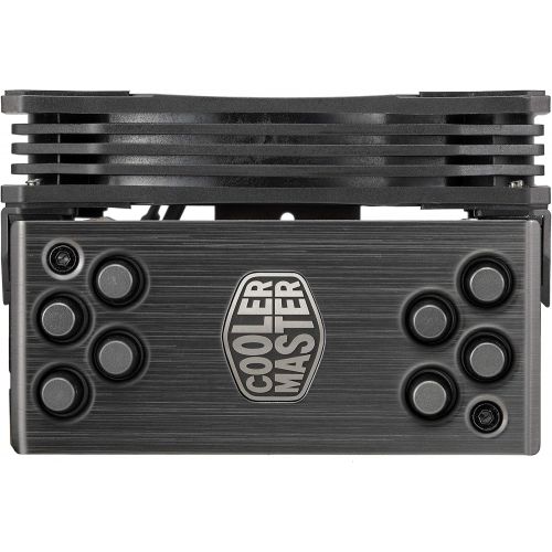  [아마존베스트]Cooler Master RR-212S-20PC-R1 Hyper 212 RGB Black Edition CPU Air Cooler 4 Direct Contact Heat pipes 120mm RGB Fan