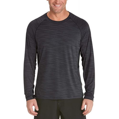  Visit the Coolibar Store Coolibar UPF 50+ Mens Ultimate Long Sleeve Rash Guard - Sun Protective