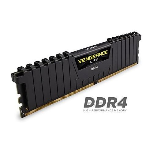 커세어 Visit the Corsair Store Corsair Vengeance LPX 16GB (2x8GB) DDR4 DRAM 3000MHz C15 Desktop Memory Kit - Black (CMK16GX4M2B3000C15)