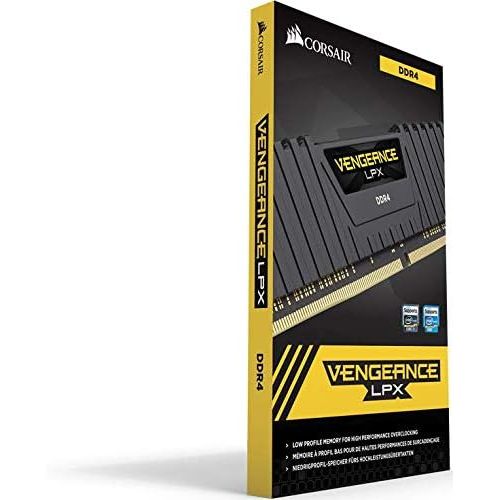 커세어 Visit the Corsair Store Corsair Vengeance LPX 16GB (2x8GB) DDR4 DRAM 3000MHz C15 Desktop Memory Kit - Black (CMK16GX4M2B3000C15)