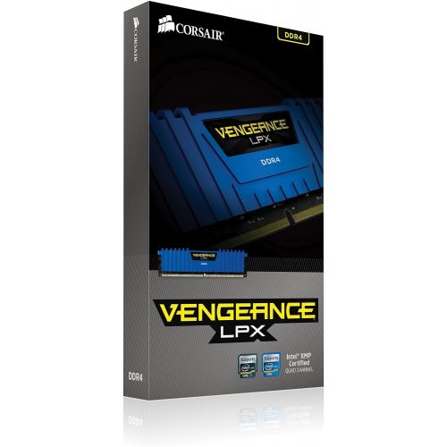 커세어 Visit the Corsair Store Corsair Vengeance LPX 16GB (2x8GB) DDR4 DRAM 3000MHz C15 Desktop Memory Kit - Black (CMK16GX4M2B3000C15)