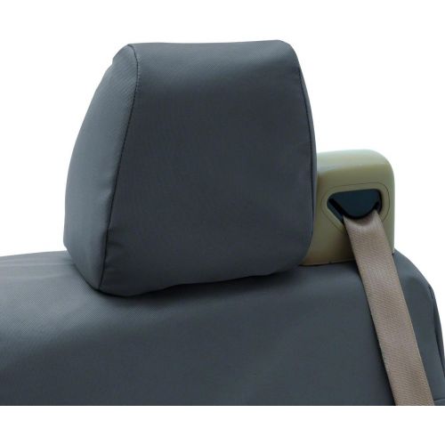  Visit the Coverking Store Coverking Custom Fit Center 60/40 Bench Seat Cover for Select Toyota Sequoia Models - Ballistic (Charcoal)