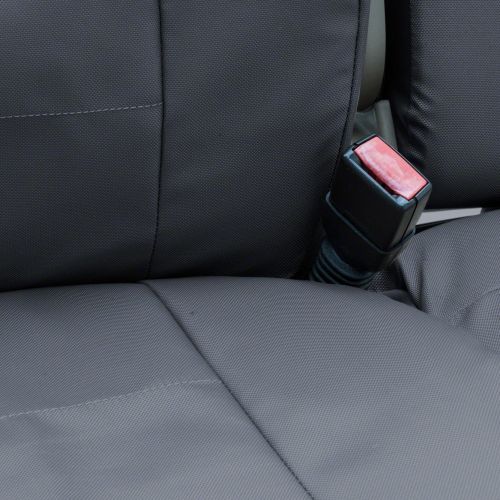  Visit the Coverking Store Coverking Custom Fit Center 60/40 Bench Seat Cover for Select Toyota Sequoia Models - Ballistic (Charcoal)