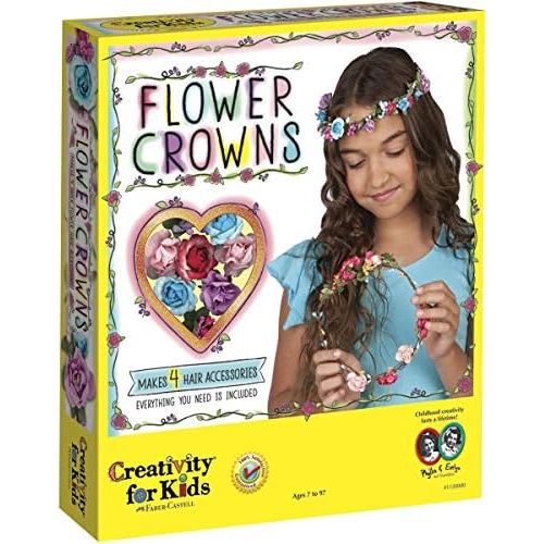  [아마존베스트]Creativity for Kids Flower Crowns - Hair Accessory Kit for Kids