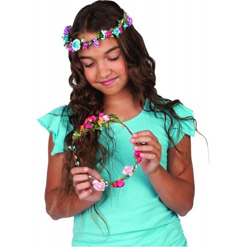  [아마존베스트]Creativity for Kids Flower Crowns - Hair Accessory Kit for Kids