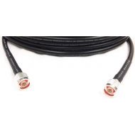 Custom Cable Connection 85 Foot N Male to N Male LMR400 Times Microwave 50 Ohm Coax Low Loss Antenna Cable for Ham Radio, WLAN, CB Radio and Wifi Antenna Feeders