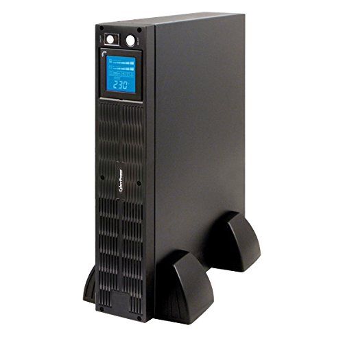  CyberPower PR1500ELCDRTXL2U High-Voltage Smart App Sinewave UPS System, 1500VA1125W, 10 Outlets, AVR, 2U RackTower