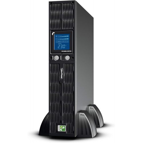  CyberPower PR1500ELCDRTXL2U High-Voltage Smart App Sinewave UPS System, 1500VA1125W, 10 Outlets, AVR, 2U RackTower