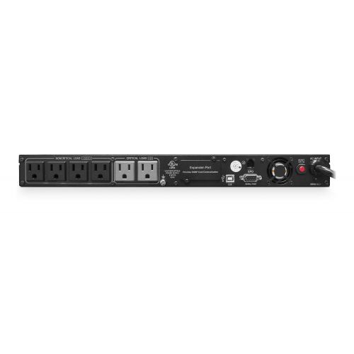  CyberPower PR750LCDRM1U Smart App Sinewave UPS System, 750VA560W, 6 Outlets, AVR, 1U Rackmount