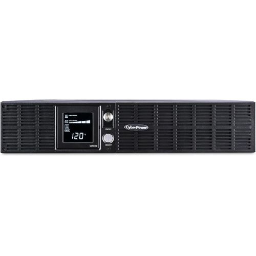  CyberPower OR2200LCDRT2U Smart App LCD UPS System, 2200VA1320W, 8 Outlets, AVR, 2U RackTower