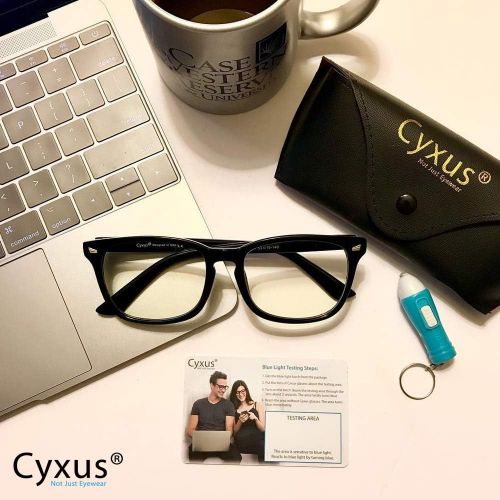  [아마존베스트]Cyxus Blue Light Filter Computer Glasses for Women Men Blocking UV Headache [Anti Eye Eyestrain]...