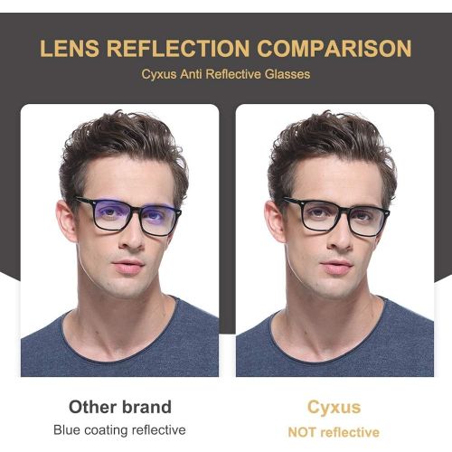  [아마존베스트]Cyxus Blue Light Filter Computer Glasses for Women Men Blocking UV Headache [Anti Eye Eyestrain]...